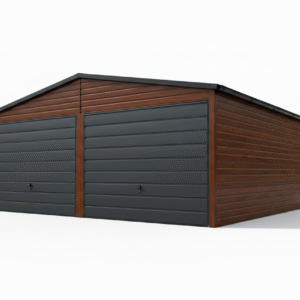 Garaż blaszany  dwustanowiskowy 6×5